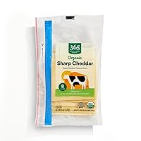 Vista 1 de 365 by Whole Foods Market Organic Sliced Sharp Cheddar Cheese, 6 OZ