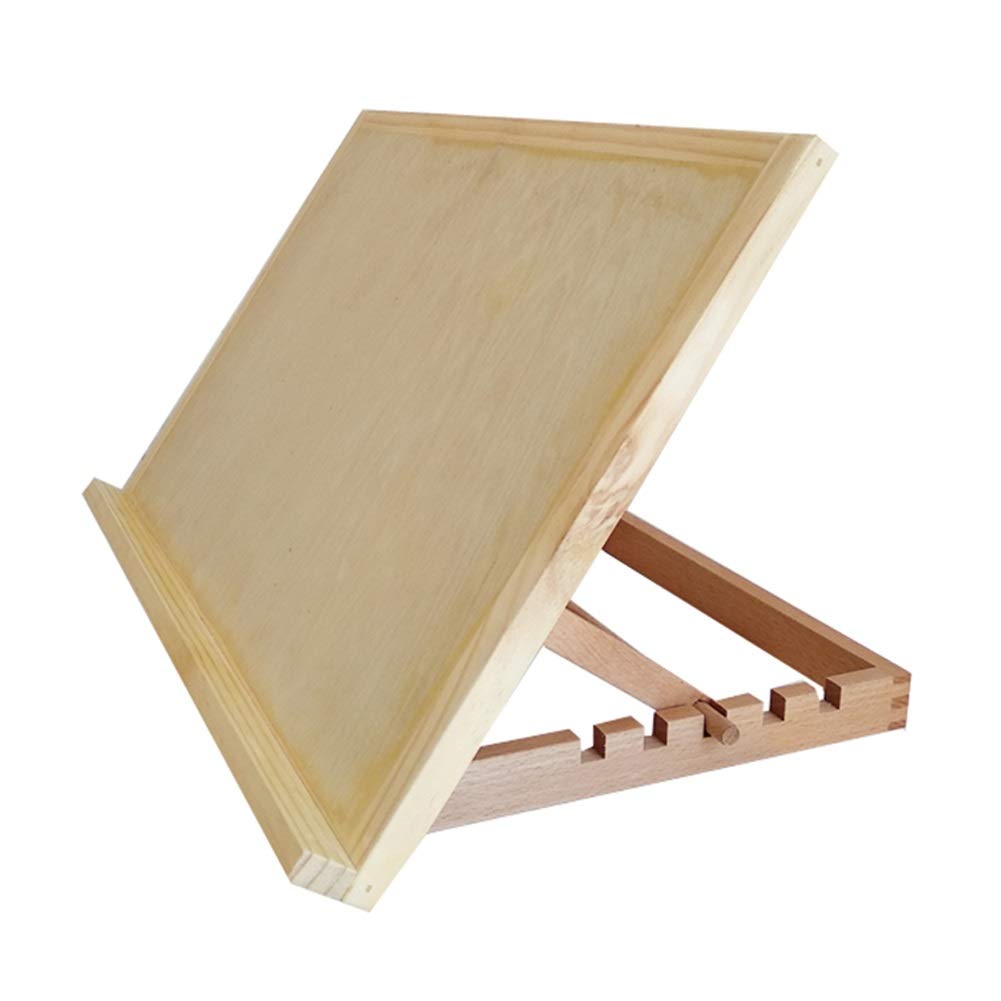 ASerZenith Multi-Function 8K Easel Table Easels For Artists Drawing Board Wooden Drawer Folding Oil Painting Box Portable