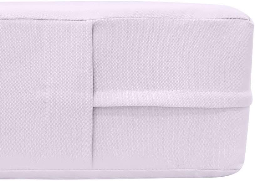 Prolinemax Style5 Twin Size 3PC Knife Edge Outdoor Daybed Mattress Cushion Bolster Pillow Slip Cover Complete Set AD107