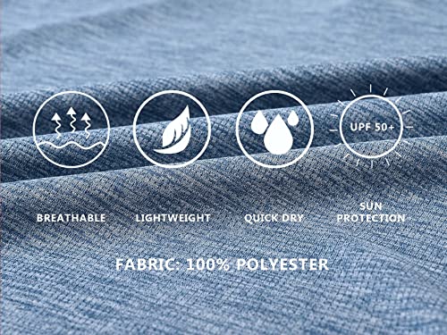 Mofiz Men's Casual Golf Shirts Uv Sun Protection Sport Polo Shirt With Short Sleeve Quick Dry Collared T-Shirt For Athletic Fit Blue Xl #TOP6