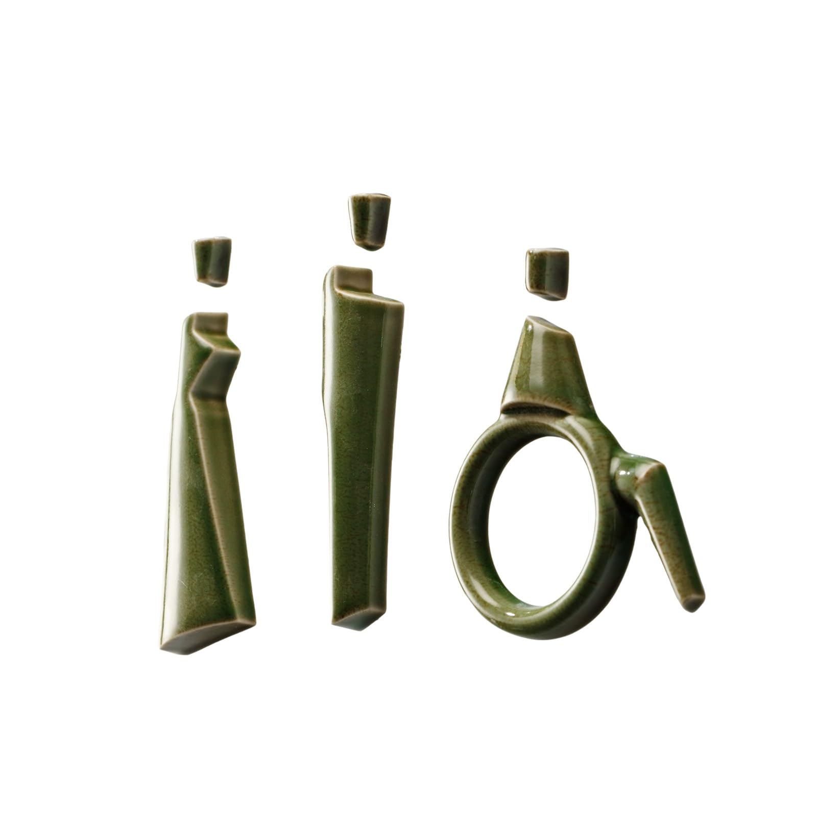 Bathroom Signs, Ceramic Restroom Signs for Business or Office Bathroom and Toilet Door or Wall Décor