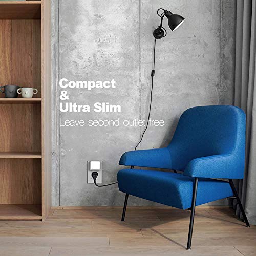 Magicpro Plug-In Led Night Light, Auto Dusk To Dawn Sensor, Adjustable Brightness And Color, Warm White, Cool White Lights For Bathroom,Hallway, Bedroom, Kids Room, Kitchen, Stairway, 2 Pack #TOP3