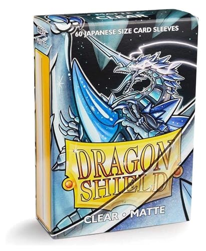 Dragon Shield Small Sleeves - Japanese Matte Clear (60 Sleeves)