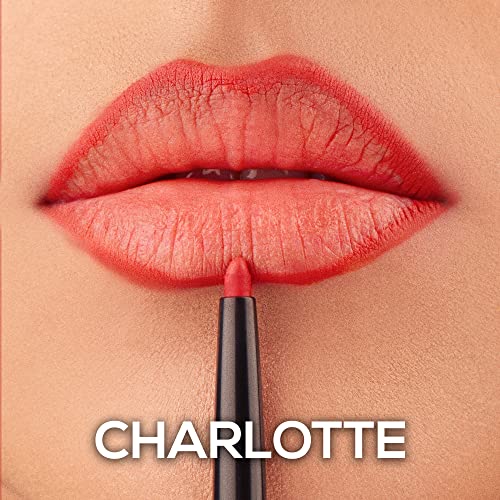 Image of RENEE Outline Lip Liner With Built-in Sharpener 05 Charlotte 0.35gm, Long Lasting & Smudge Proof, Matte Finish & Rich Color Payoff, One Swipe Application