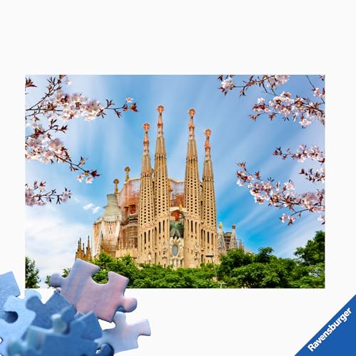 Ravensburger - Puzzle 1000 Pezzi Barcellona | Puzzle Con Foto Con Una Misura Di 70X50 Cm | Regalo Per Adulti E Bambini Da 14 Anni E Più - 2