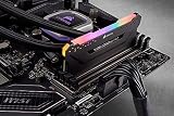 Corsair Vengeance RGB Pro DDR4 RAM 8Go (1x8Go) DDR4 Jusqu'à 3200MHz (PC4-25600) C16 optimisé pour AMD Ryzen – Noir (CMW8GX4M1Z3200C16) - 8
