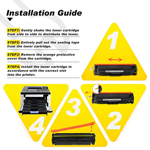 V4INK Compatible Toner Cartridge Replacement for Canon 046 046H CRG-046 Black Cyan Magenta Yellow Toner High Yield Set for Canon ImageClass mf733cdw mf731cdw mf735cdw lbp654cdw MF735Cdw Printer - Thumbnail 6