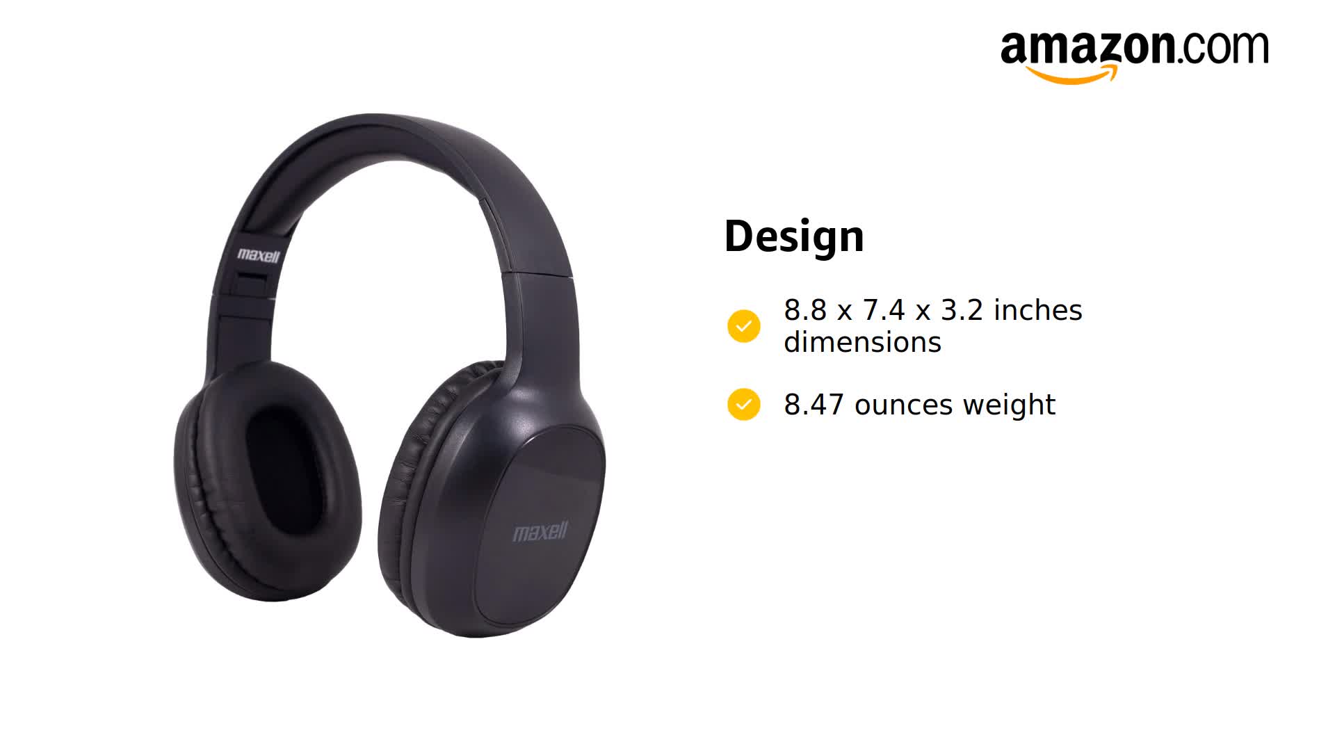 Amazon.com: MAX199793 - Maxell Bass13 Headset : Electronics