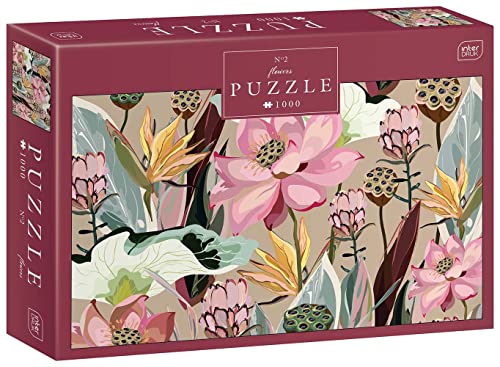 Interdruk PUZ1000FLO2 - 1000 Pieces Puzzle for Adults - Flowers no. 2