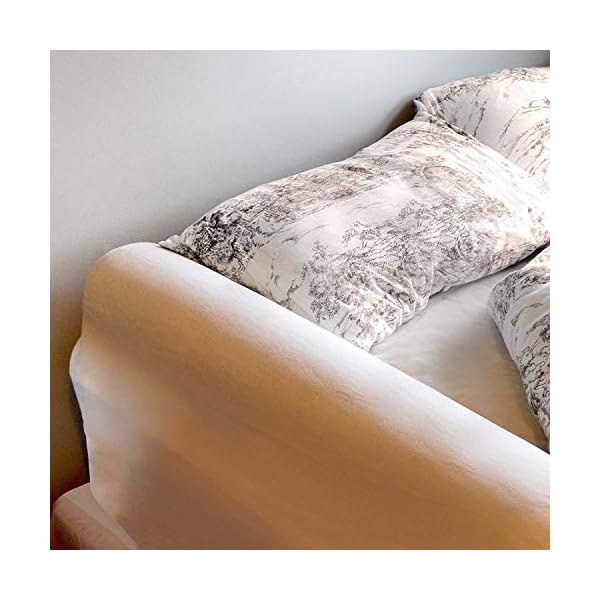 Milliard Bettkantenschutz für Kinderbett, Bed Bumper/Schaumstroff Bettgitter mit rutschfeste und Waschbarer Bezug… – Bild 4