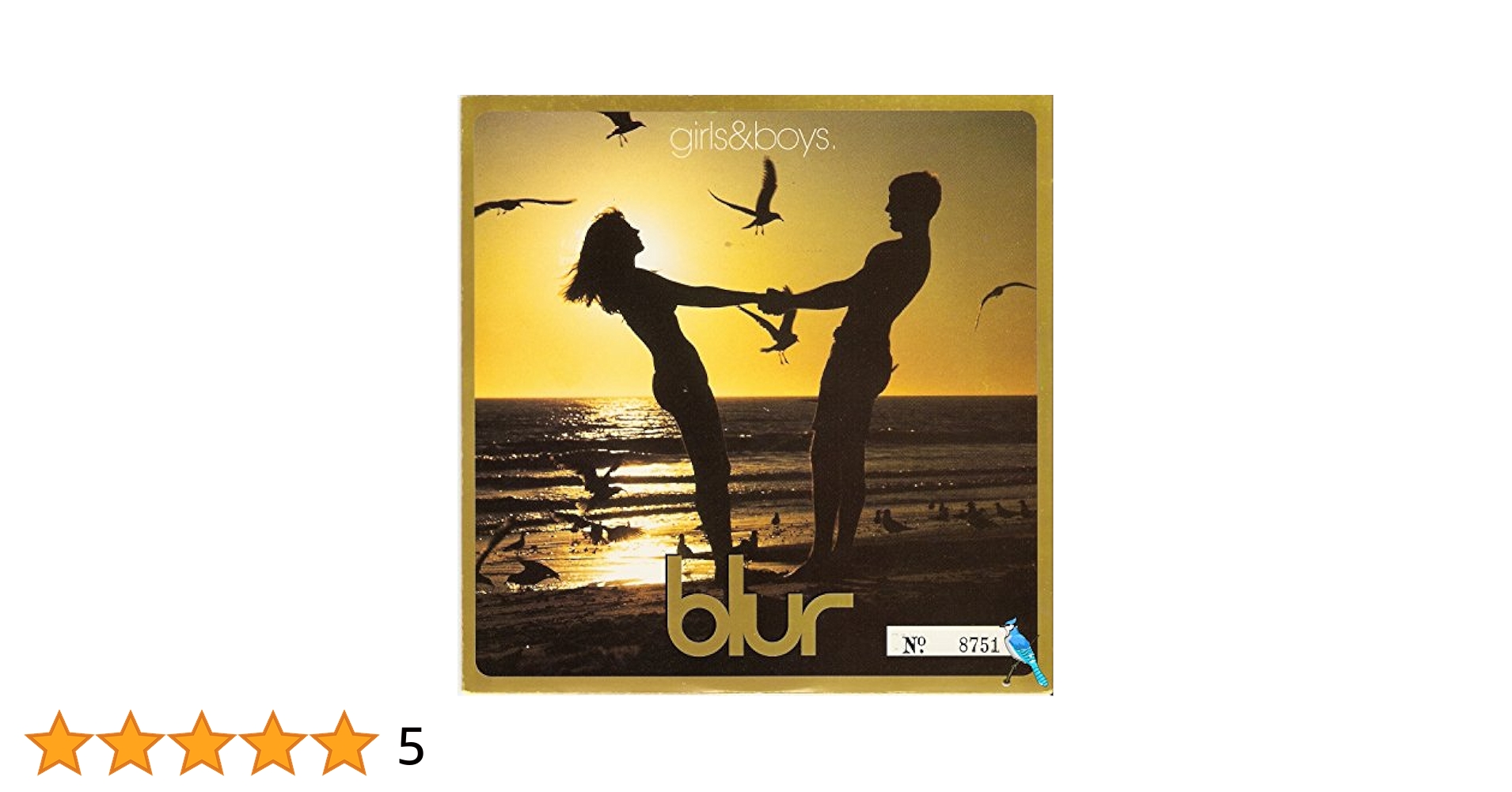blur girls & boys 12インチレコード Blur – Girls & Boys – Vinyl (Orange, 12