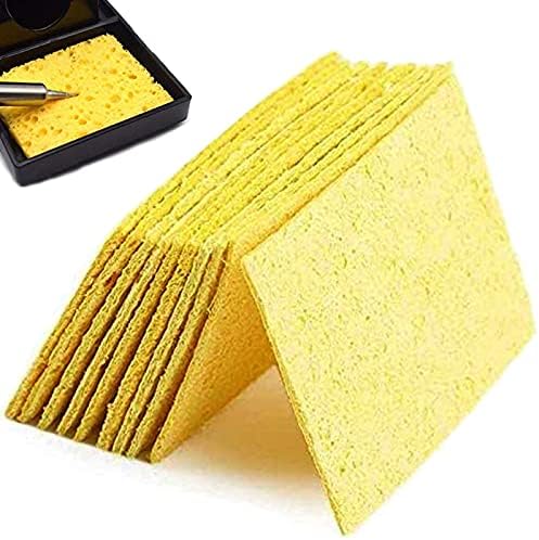 Lötspitzen Reiniger Set - 4 Stück Messing Schwämme Mit Behältern