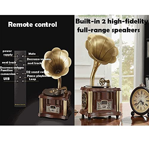 Haut-Parleur Bluetooth rétro, Gramophone à Platine Vinyle Vintage en Forme d’entrée auxiliaire, Lecteur USB, Double… - Les Beatles, Paul McCartney, John Lennon, RIngo Starr, George Harrison Haut-Parleur Bluetooth rétro, Gramophone à Platine Vinyle Vintage en Forme d'entrée auxiliaire, Lecteur USB, Double… – Image 6