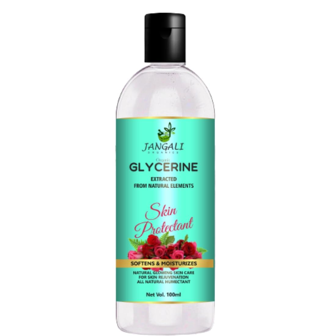 Pure Jangali Organics Glycerin, Also Called Glycerol, Happens To Be a Colourless, Odourless, Sweet-tasting Liquid That Has A Very Thick, Viscous Consistency (JAN-GLYCRIN-100ML-PACKOF 2-W)