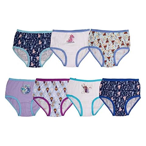 Disney Frozen Girls Briefs Panty Multipacks, Multicolor/Assorted, 1 Pack, 4T Cover