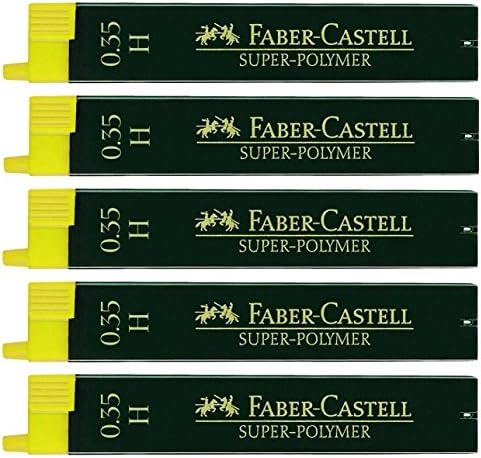 Faber-Castell 0.5mm F Super-Polymer Fineline Lead (Pack of 12)