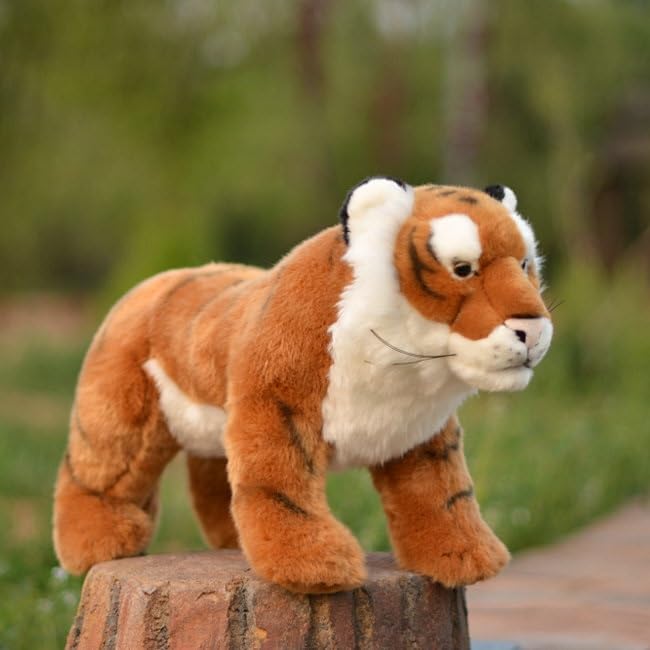 Peluche tigre posizionabile