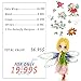 HappyLickdog Fairy Wings,Fairy Wings for Girls,Kids Fairy Wings,Girls Butterfly Wings for Dress Up Party with 3 Butterfly Hairpins/Wand/Crown/Elf Ears