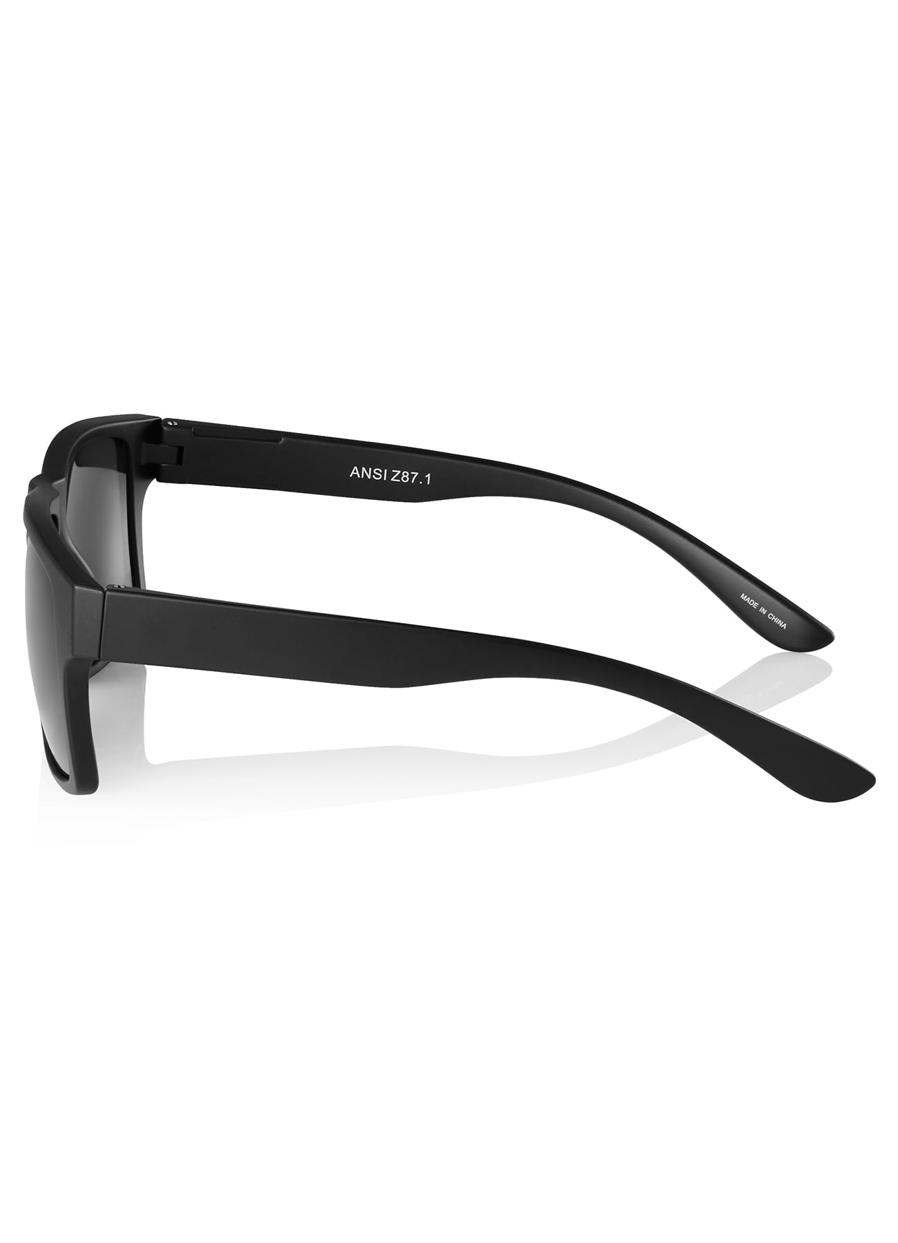 Z87 Sicherheits-Sonnenbrille für Herren und Damen, UV-400-Schutz, abnehmbare Seitenschilder, Angeln, Fahren, Arbeiten