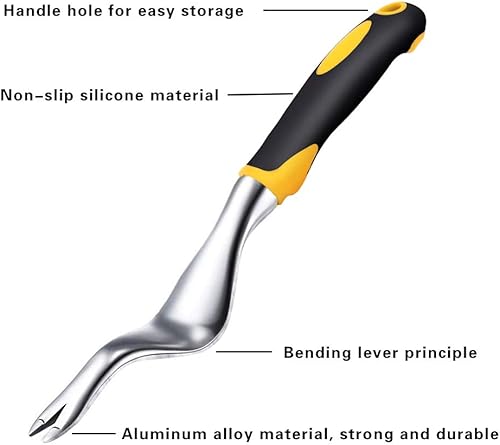 Miniatura 3 de Herramienta manual para quitar malas hierbas, herramienta manual para jardín, herramientas de jardín para jardinería, eliminación de malezas y