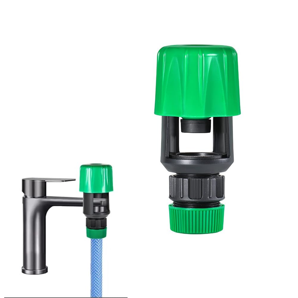 1pcs Hose Water Connector Universal Tap to Garden Hose Pipe Connector,Universal Water Tap to Garden Pipe Connector Adapter Quick Fitting,4.3 * 1.9in (B)