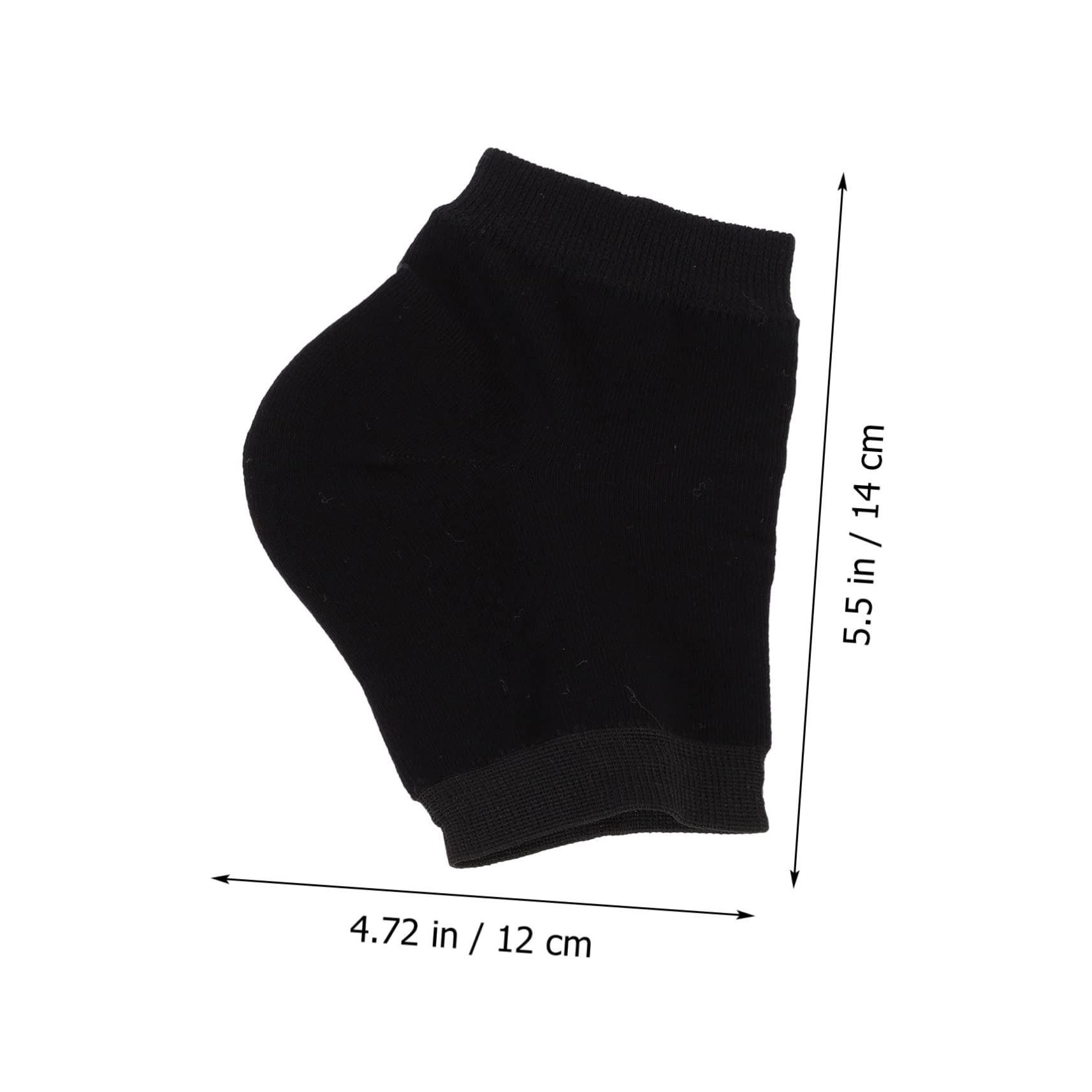 PLAFOPE Comfortable Foot Sleeves Breathable Heel Socks Padded Heel Cups for Dry Cracked Feet