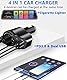 4 in 1 Auto Ladegerät PD 3.0 Zigarettenanzünder USB Verteiler 12V KFZ Ladegerät 168W Schnellladung Mini USB Adapter Steckdose für iPhone 16 15 14 13 12 11 Samsung S25 S24 Huawei GPS Dash Kamera