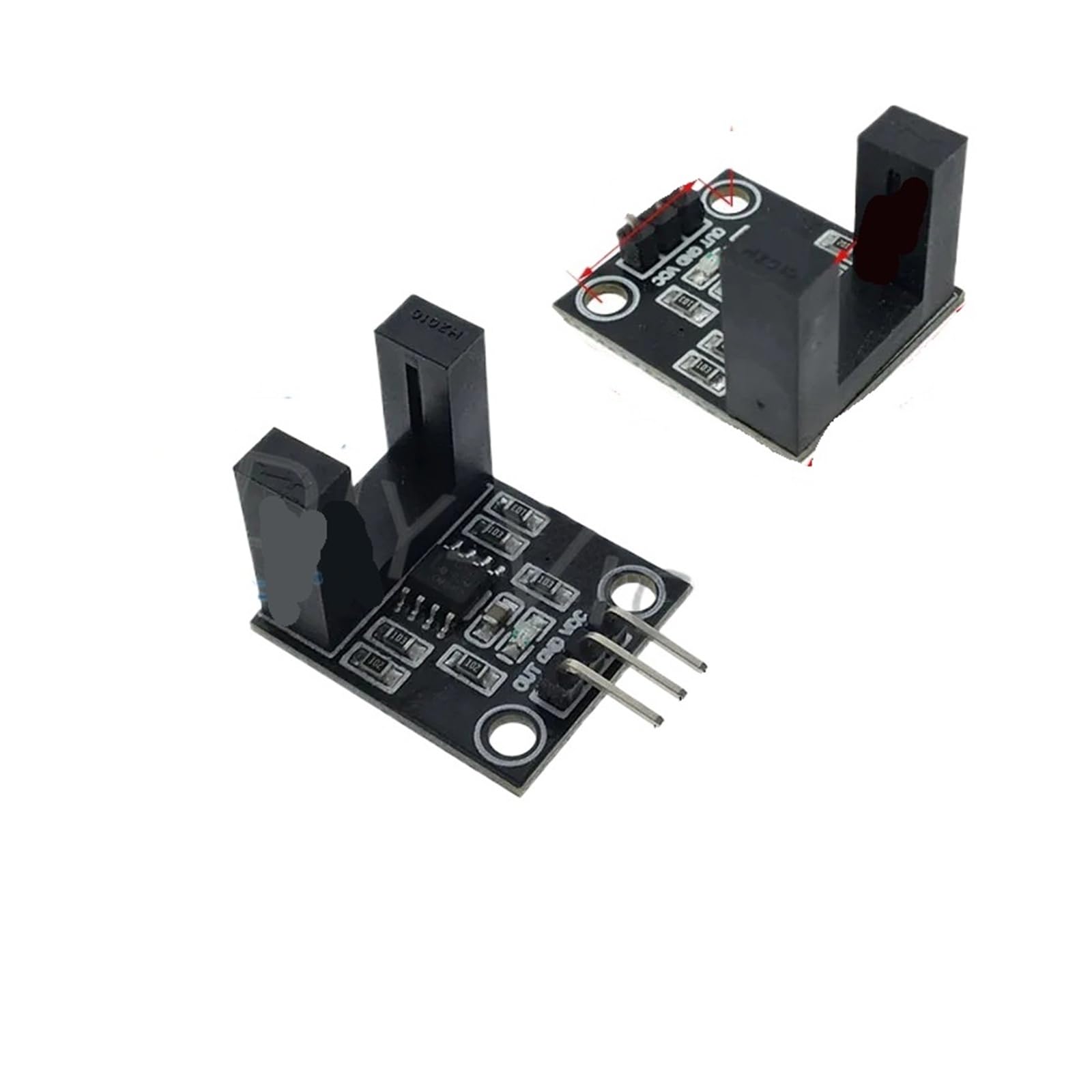 Typ gniazda transoptora IR moduł czujnika prędkości 3,3 V-5 V licznik 51