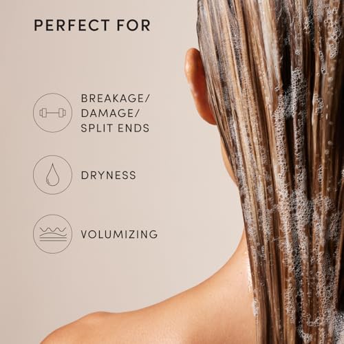 OUAI Fine Hair Shampoo Refill Volumizing Shampoo for Fine Strands Made with Biotin Keratin Chia Seed Oil Strengthens Nourishes Thickens Color Safe Sulfate Free Hair Care 32 Fl oz