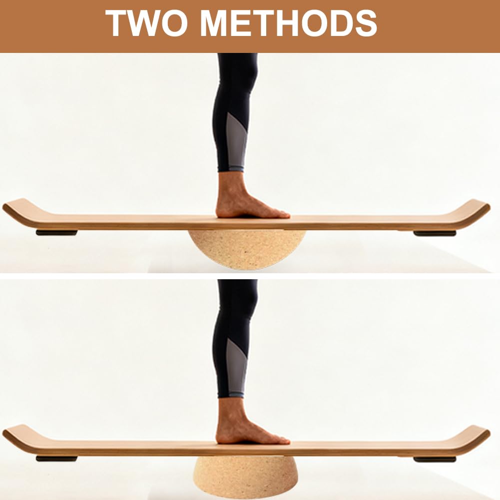 Balance Board halve bol, 15 cm kurk halve bol, hoogte 7 cm, kurk