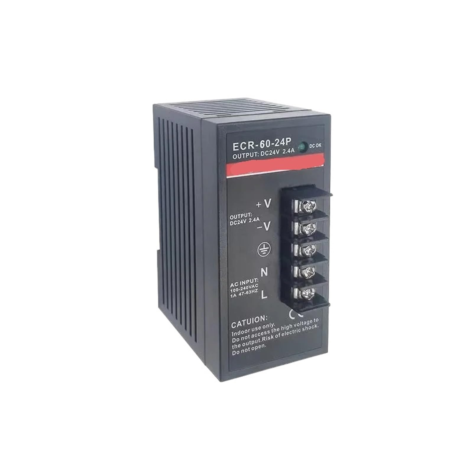 JJKKOZVQF Switching Power Supply AC100-240V 50C/60HZ Output DC24V 60W/24V/2.5A