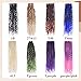 26 Inch 3 in 1 Dreadlock Extensions Sets,Hippie and Boho Style with Colorful,16 Strands Single Ended Curly Dreadlocks for Girls,Handmade Style Dreadlock for Women(26