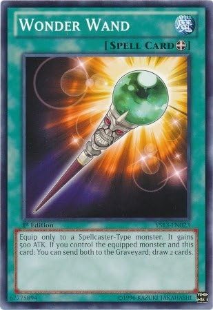 YU-GI-OH! - Wonder Wand (YS13-EN023) - Super Starter V for Victory - 1 Edición - Común