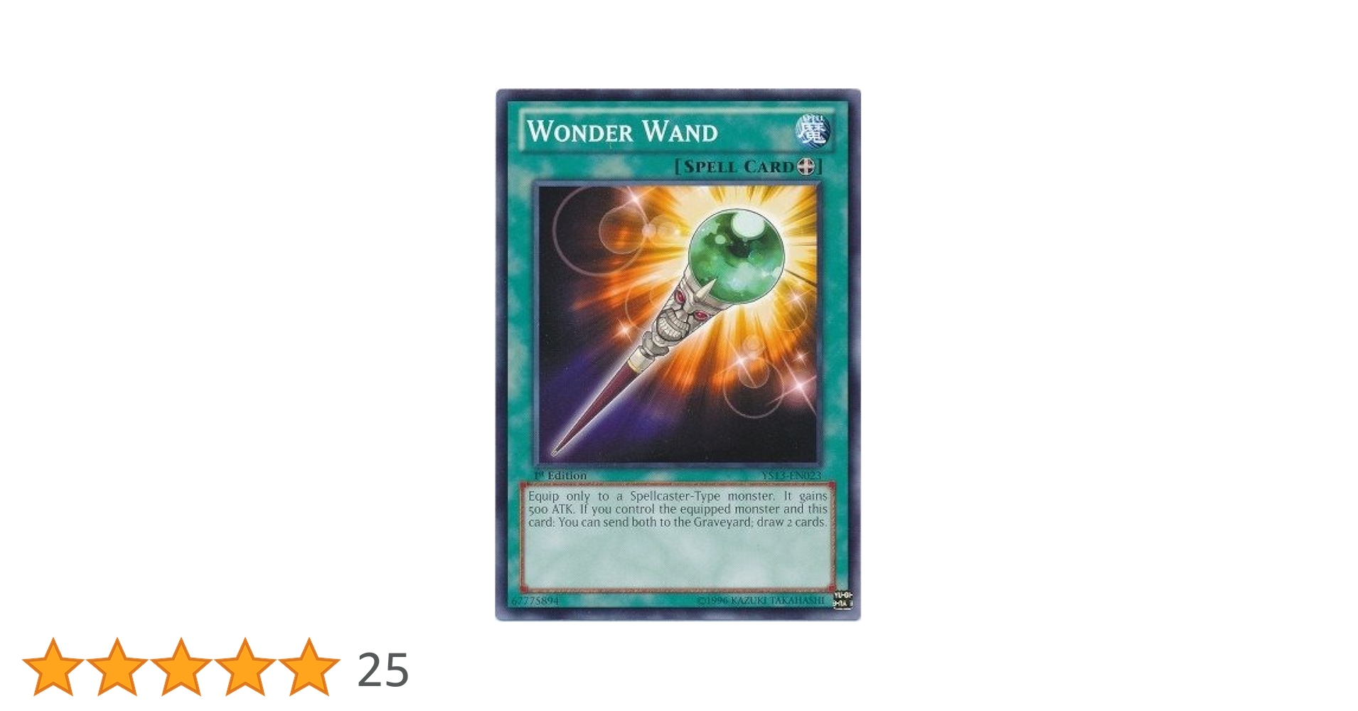 Yu-Gi-Oh! - Wonder Wand (YS13-EN023) - Super Starter: V for