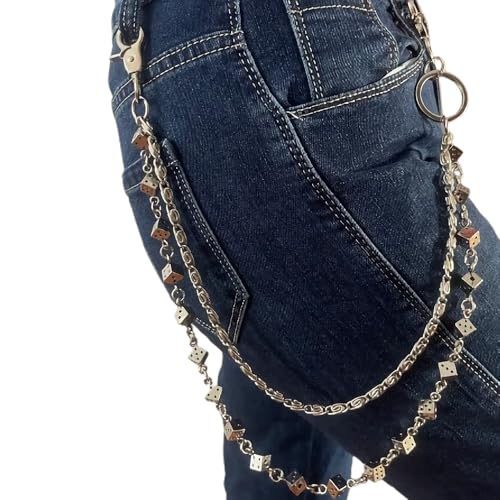 Image of PINKPIN Wallet Pants Keychain for Jeans Wallets Belts Punk Rock Casual Streetwear for Men Women