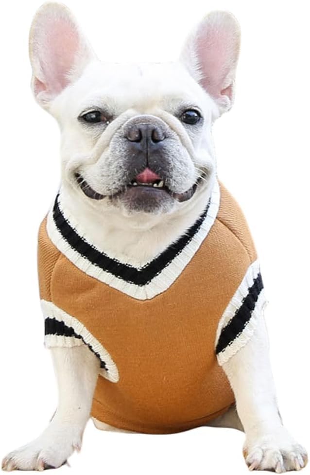 Image of Lulala Pet Dog Sweater for Winter - Soft, Thick Knitwear Shirt Vest for Small Dogs, Classic Warm Puppy Sweater, Perfect for Cold Weather & Puppies, Comfortable & Cozy Dog Clothes