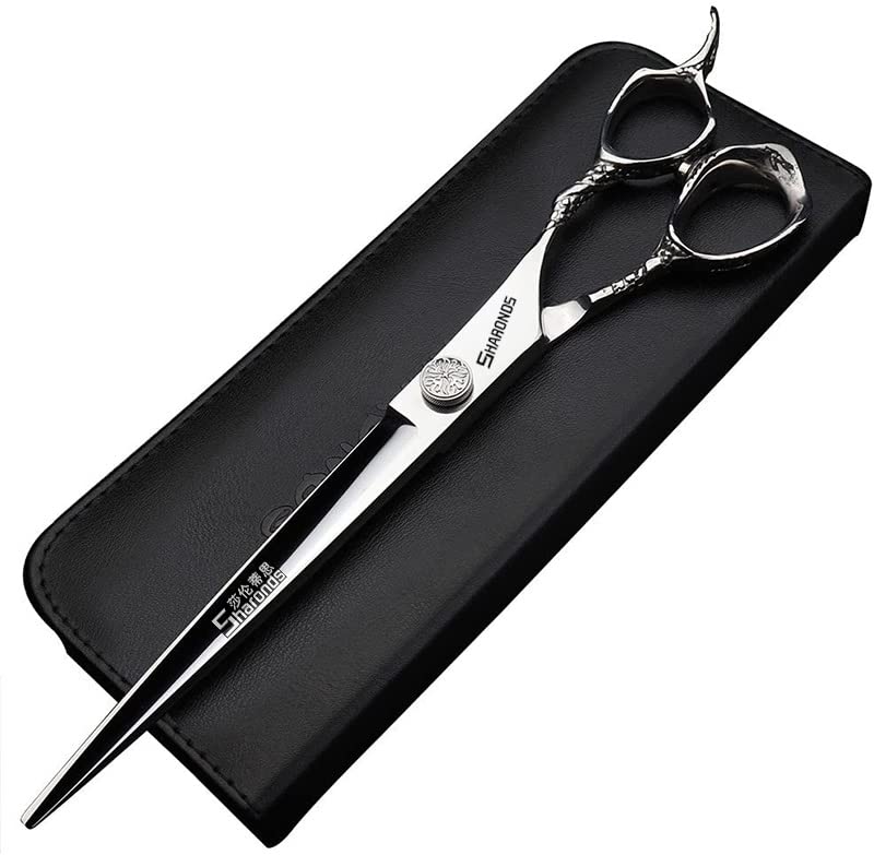 Professional Hair Dressing 6/7/8 Inch Straight Cutting Scissors (8 Inch Flat)