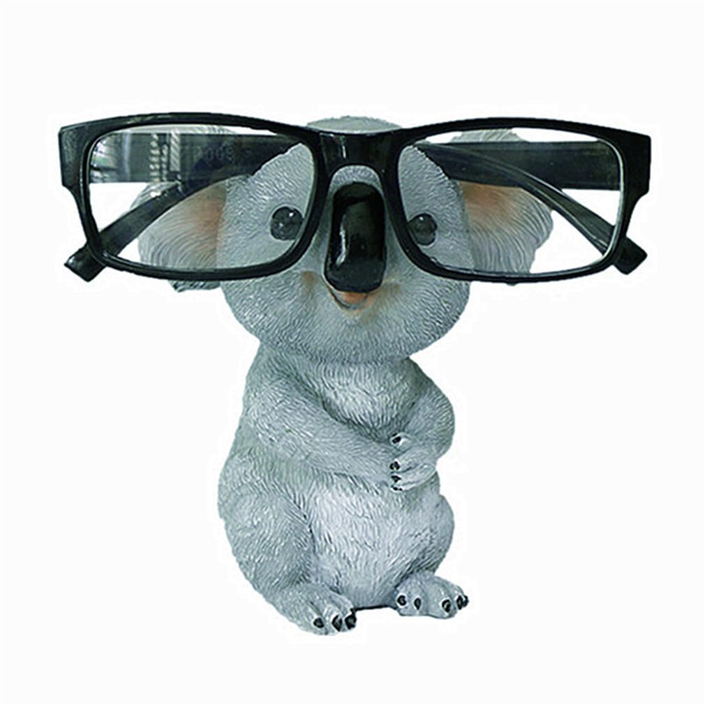 RURUOGUK Eyeglass Holder Glasses Display Stands Spectacles Holder, Home Office Desk Decorative Glasses Accessories (Koala)