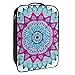 Scatola portaoggetti per scarpe da viaggio e uso quotidiano Hippie Henné Mandala borsa organizer portatile impermeabile fino a 12 metri con doppia cerniera 4 tasche