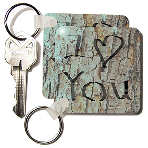 Porte-clés romantique I Love You par 3dRose, gravez votre affection au quotidien