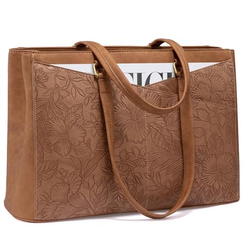 LOVEVOOK Laptop Tote Bag for Women,Computer Briefcase for Work Office