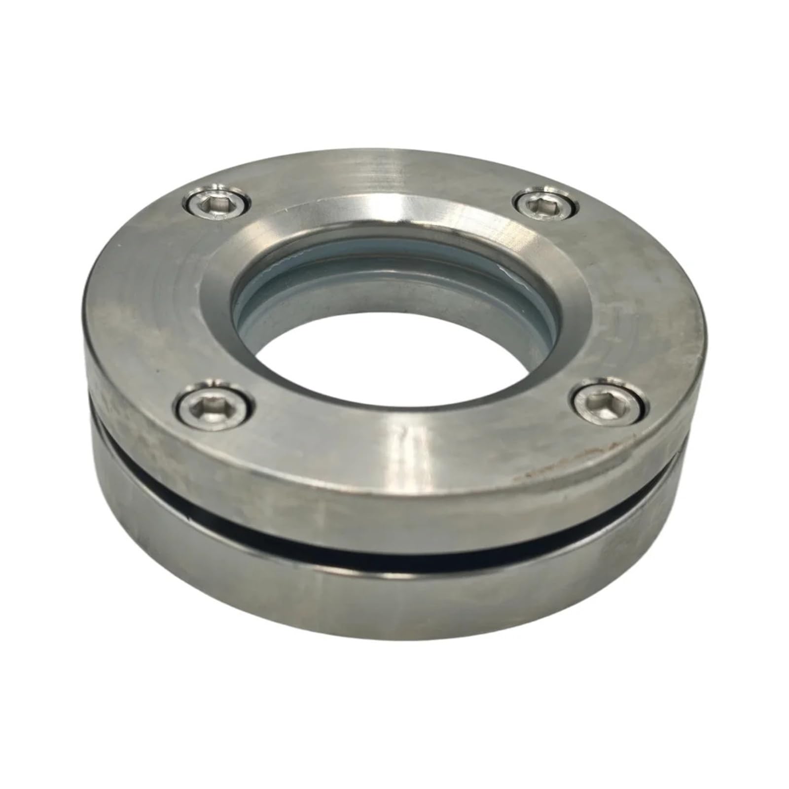 Sanitary Pipe Welding Sight Glass Flange, 304 Stainless Steel Window Cup Observation Port for DN50 DN65 DN80 DN100 Sizes(304-DN200)