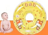  Infant Natación Flotador Inflable Anillo de Seguridad,GZQES,Asiento Inflable de Piscina Nadar Anillo para Bebe (Amarillo)