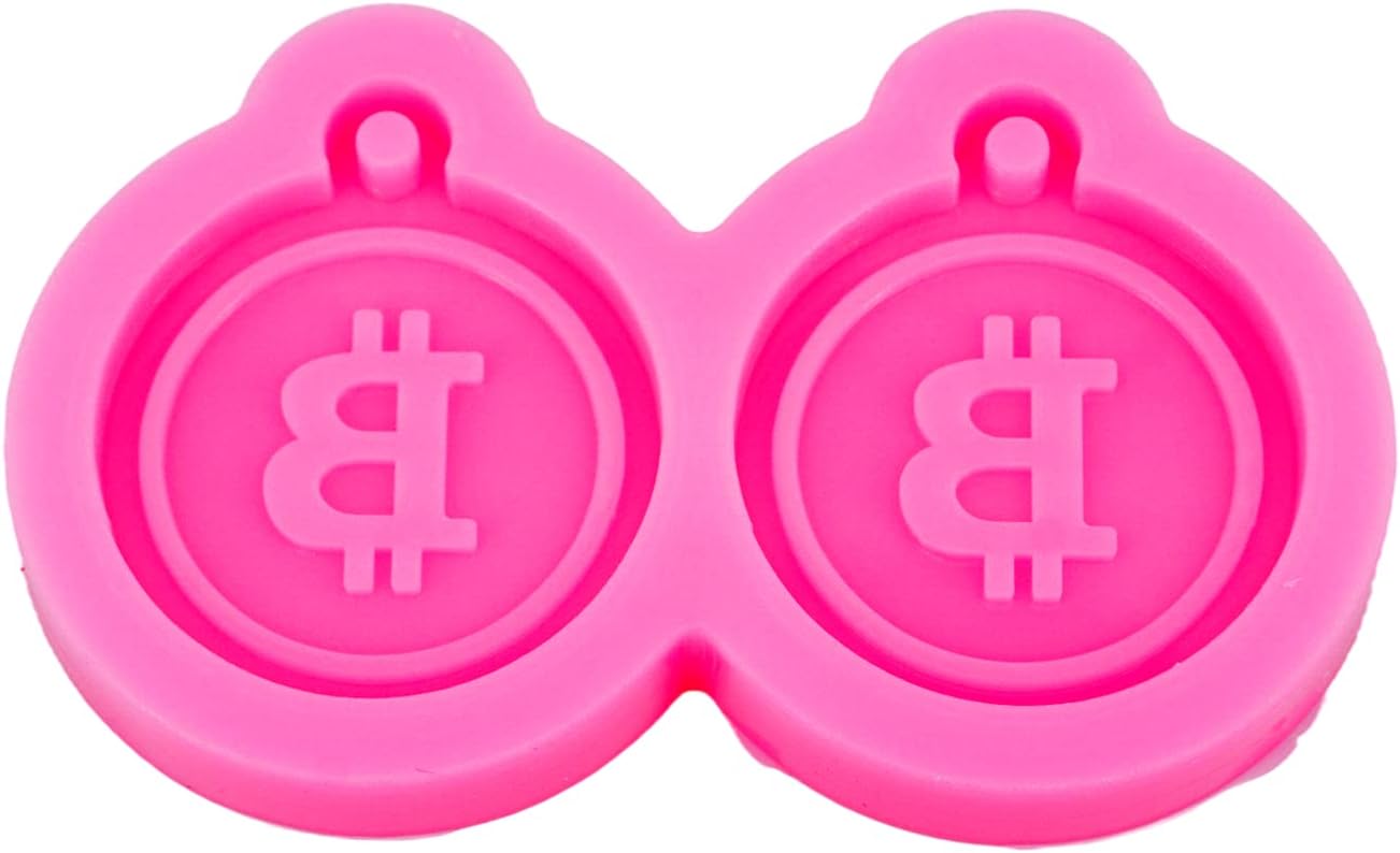Bitcoin Shape Silicone Mold for DIY Earrings and Guyana | Ubuy