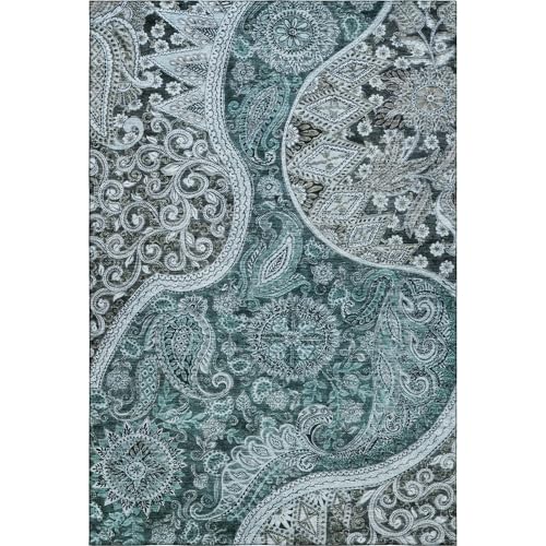 Tapete Addison Rugs Mayfield 5' x 7'6" Teal lavable miniatura 3