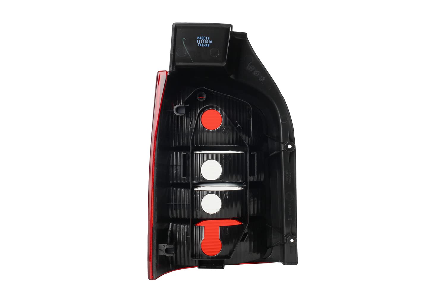 Johns, Pilotos Traseros Luz Trasera para Volkswagen T5 con portón trasero, 2 unidades, color rojo y negro
