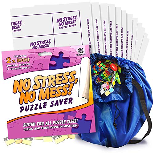 AGREATLIFE Puzzle Saver: A Puzzle Glue That Securely Sticks: Permanent Puzzle Preservation Up to 2000-piece Work of Art | Faster, Cleaner, Easier, Suited for All Puzzle Shapes/Sizes