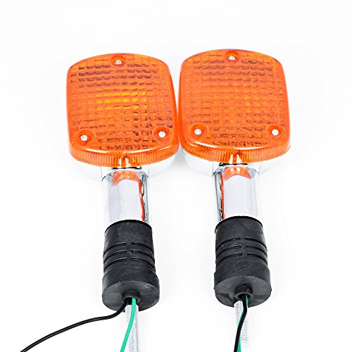 2X Turn Signal Blinker Lights Compatible with Honda Cruiser Shadow VT400 VT600 VT750 VT1100 Rebel CA250 400 CMX250 CMX400 Magna VF250 VF750 VTX1300 VTX1800