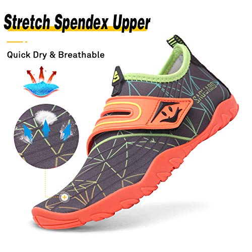 SAGUARO Kids Boys Girls Water Shoes Non-Slip Quick-Dry Barefoot Aqua Shoe Outdoor Sport Beach Swimming Surfing Diving2