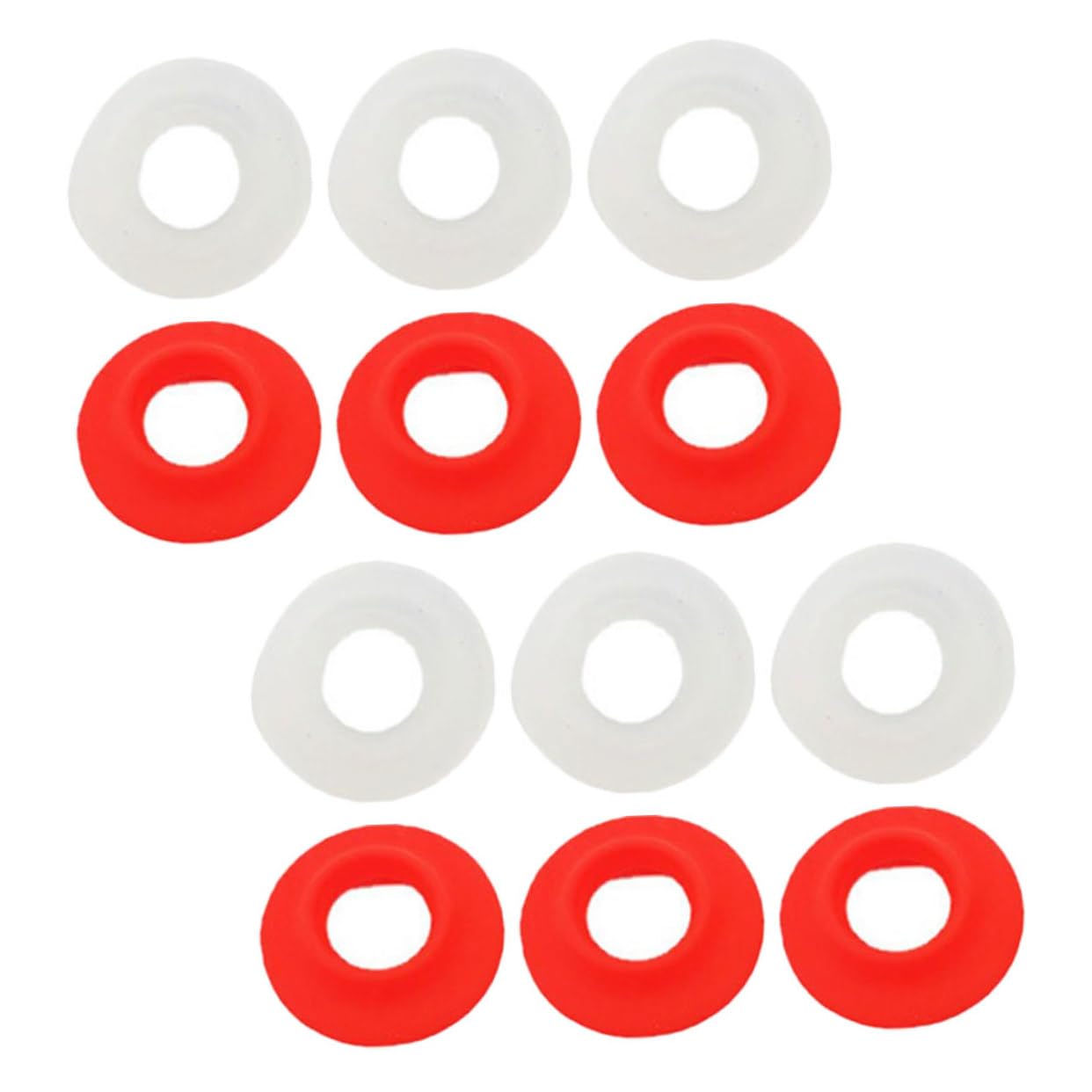 OFFSCH 12 Pack Swing Bottle Gaskets Leakproof Seal for Swing Top Bottles Beer Bottles Gasket Replacement Plastic Material Easy Installati